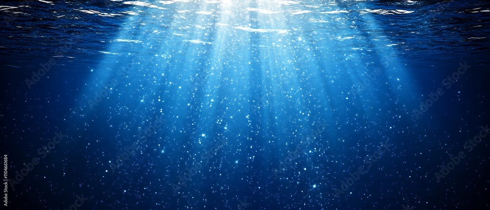 Poster a serene dark blue background enhanced by a light gradient softly spreading from the bottom left cor