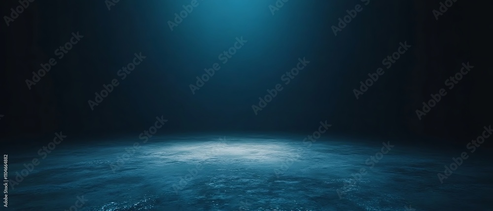 Poster dark blue backdrop featuring a gentle light gradient starting from the bottom left corner, with a se