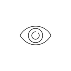 Eye icon template vector illustration