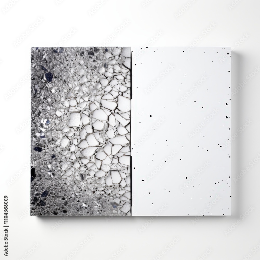 Poster abstract texture with contrasting patterns and colors for modern design