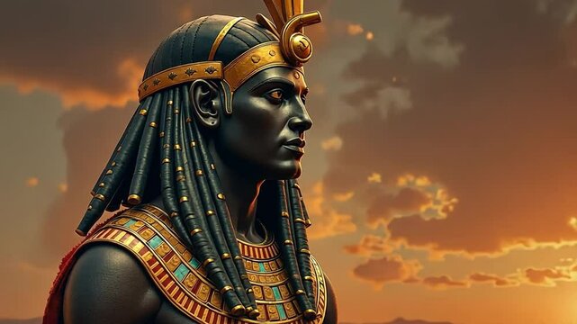 Set is the god of chaos, storms, and the desert. He is often seen as a rival to Osiris and Horus.