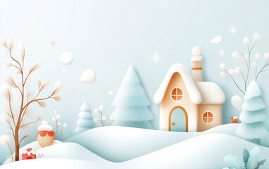 Christmas themed business background
