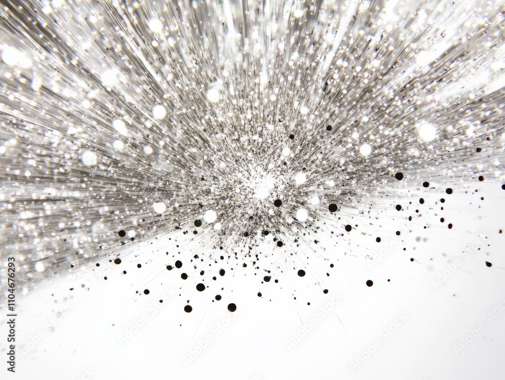 Aufkleber abstract explosion of light and particles creating a dynamic visual effect
