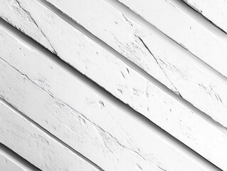 Obraz premium textured white wooden planks in a diagonal arrangement