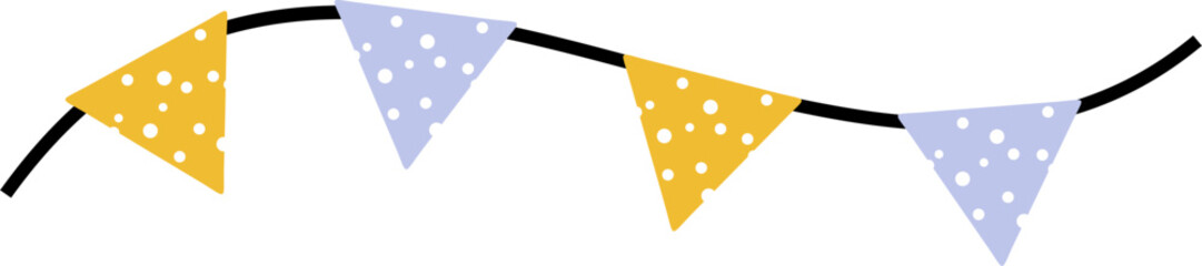Polka Dots Party Flag