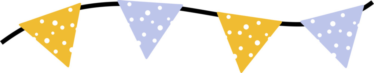 Polka Dots Party Flag