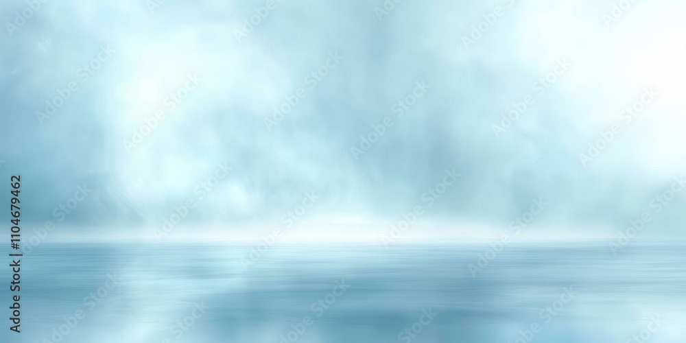 Poster abstract soft blue background with gentle light and shadows for minimalistic product display