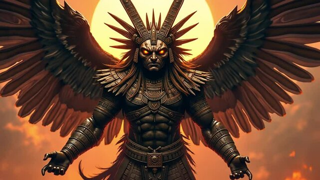 Tezcatlipoca is an important Aztec god. He is associated with darkness, chaos, and destruction. He is not entirely malevolent, but he brings conflict and challenge.