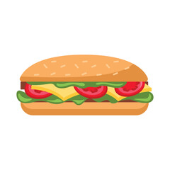 Sandwich Vector Illustration