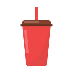 Red Soda Vector Illustration