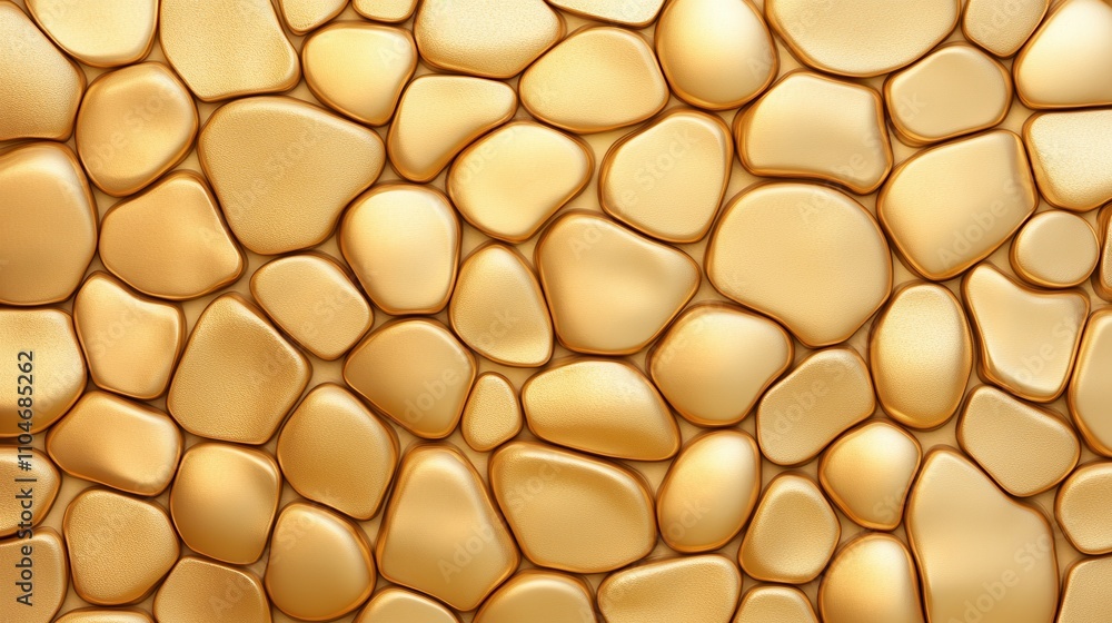 Poster elegant golden abstract pattern design