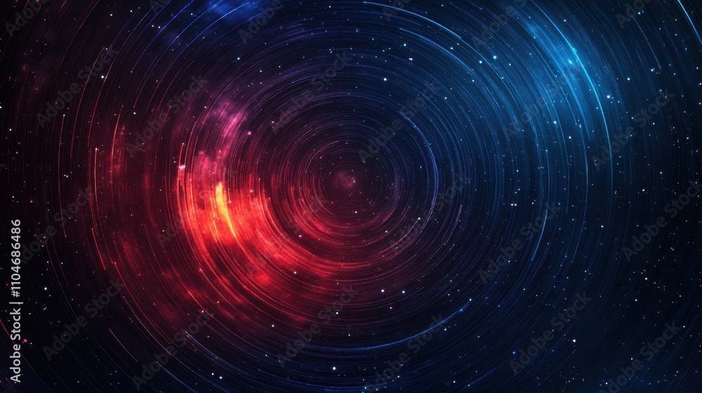 Poster abstract celestial navigation star map design