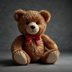 Obraz premium Soft and Fuzzy Teddy Bear Design