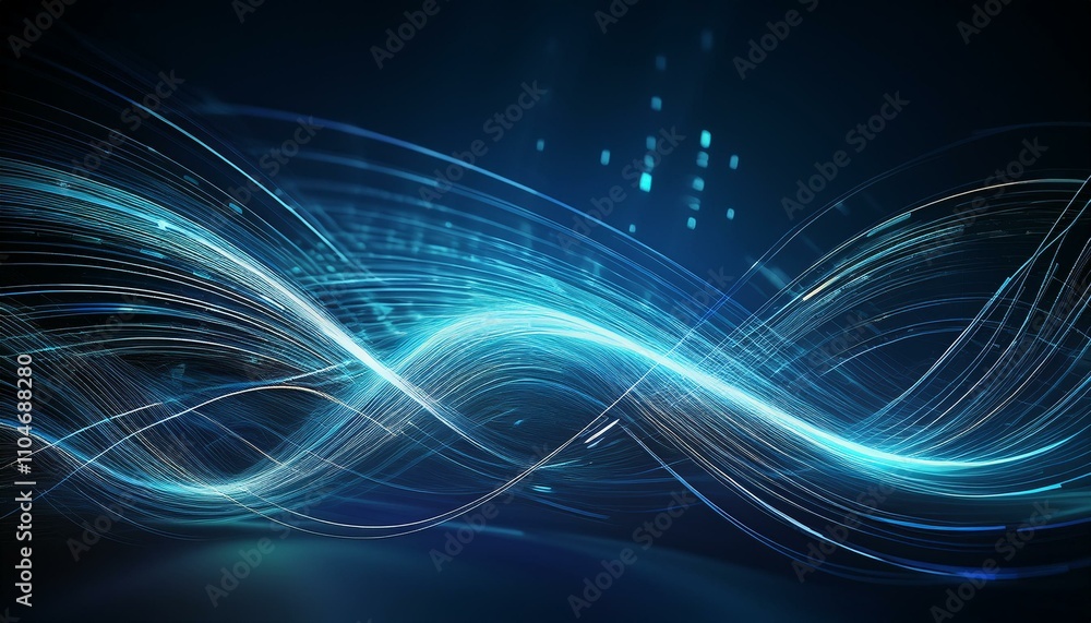 Poster data connection speed lines technology abstract background