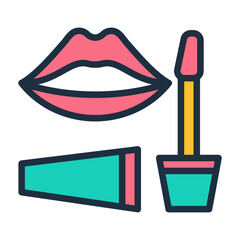 Obraz premium Lip Stain Icon