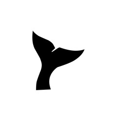 whale tail silhouette