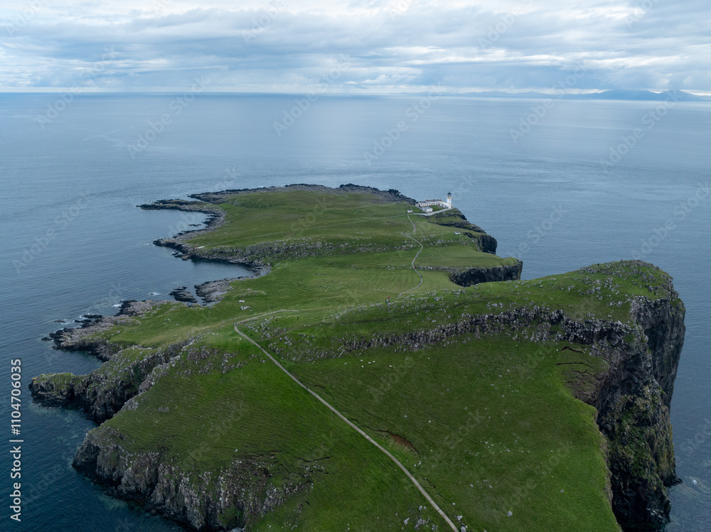 Wall mural Neist Light House, Isle of Skye, Scotland