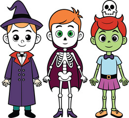 child and children Halloween