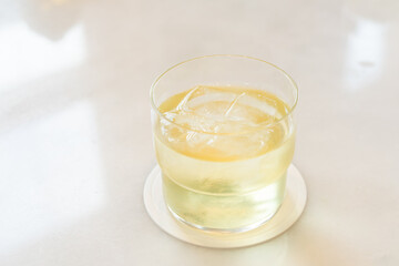 爽やかなアイスマスカットティー