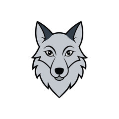 wolf head vector illustration