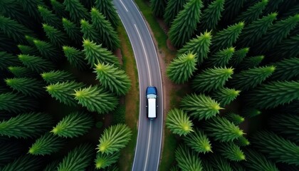  Exploring the serene forest highway