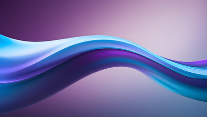 Naklejka premium abstract blue and purple wave background color tones wallpaper digital illustration