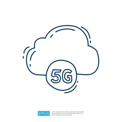 A simple illustration of a cloud with 