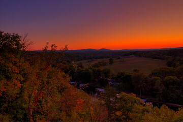 Sunset at Point Lookout, Missouri