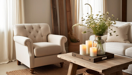 Scandinavian inspired home living room