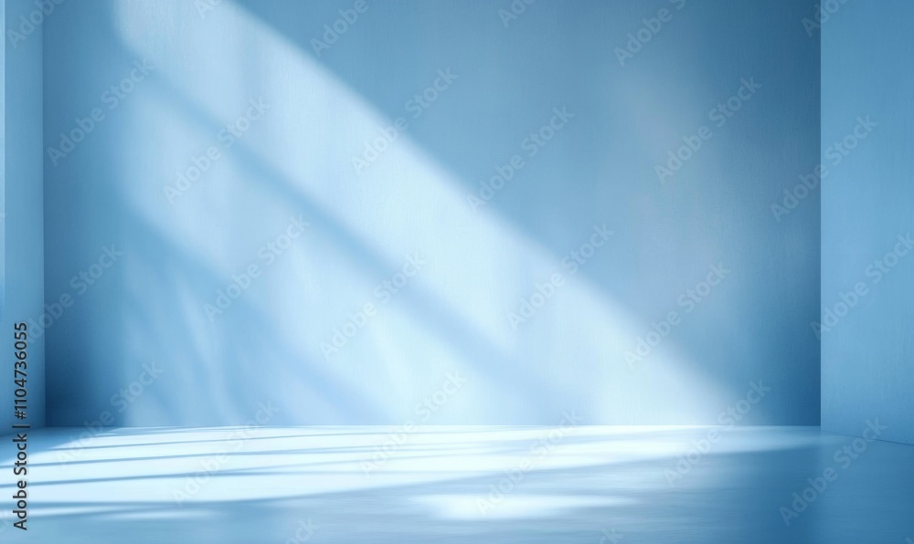 Aufkleber soft blue abstract background for minimalist design and product display