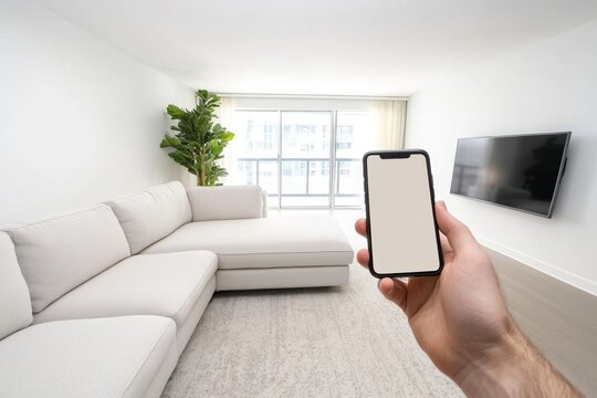 A celebrity influencer shooting a lifestyle vlog in a modern, beautifully decorated living space