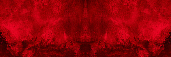 Old wall texture cement black red  background abstract dark color design are light with white gradient background.