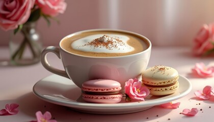 Fototapeta premium Sweet indulgence with a touch of elegance