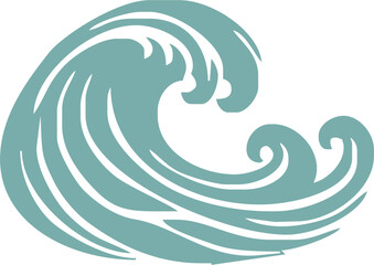 Blue ocean waves. Abstract sea silhouette wave icon. Marine decorative splashes, spray, splatter water sign. Tsunami, nautical tide, storm and weather on ocean. Vector set. Different streams
Vector Fo