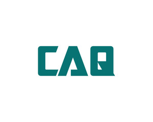 CAQ logo design vector template. CAQ