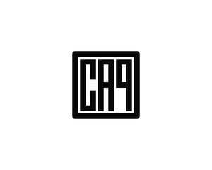 CAQ logo design vector template. CAQ