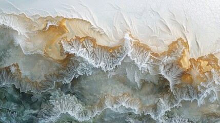Dynamic waves of nature aerial view of textured landscape artistic environmental patterns