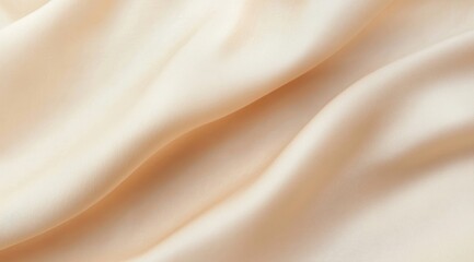 Beige Fabric Close-up, Smooth Gradient Background, Soft Drapery Texture, Minimalist Aesthetic