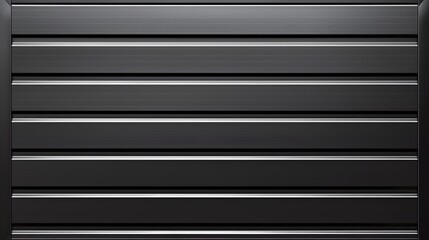 Black horizontal ribbed metal texture.