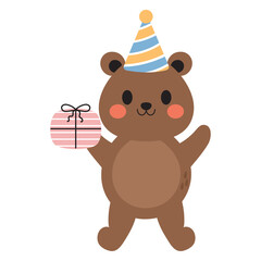bear animal birthday party