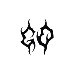 GO monogram logo design letter text name symbol monochrome logotype alphabet character simple logo