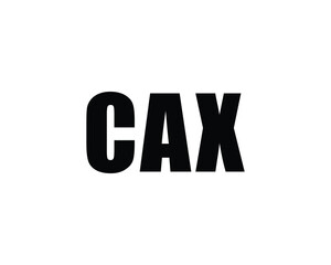 CAX Logo design vector template. CAX