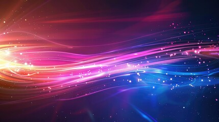 Obraz premium Abstract Light Technology Background with Empty Space for Text