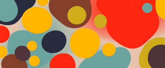 Bold Geometric Blobs Background