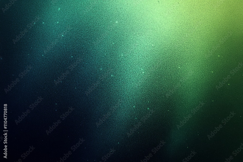 Aufkleber green blue gradient abstract background with glowing texture and light effect