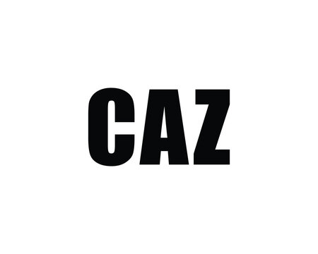 CAZ logo design vector template. CAZ