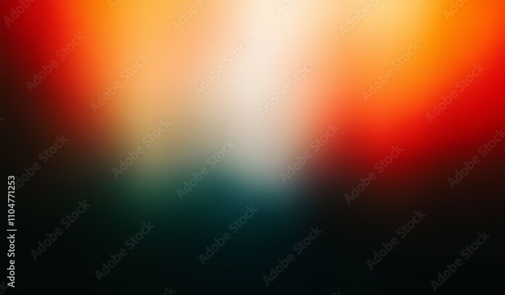 Poster Dark Gradient Background Grainy Red Black Soft Blurry Noise Texture Abstract Design