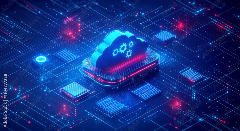 Aufkleber cloud computing technology data storage management platform automation security performance monitori