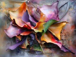 Abstract Art Anxiety and Restlessness