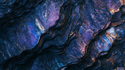 Naklejka premium Underwater Beauty Revealed: Macro Close-up of Iridescent Mussel Shells Displaying Intricate Textures